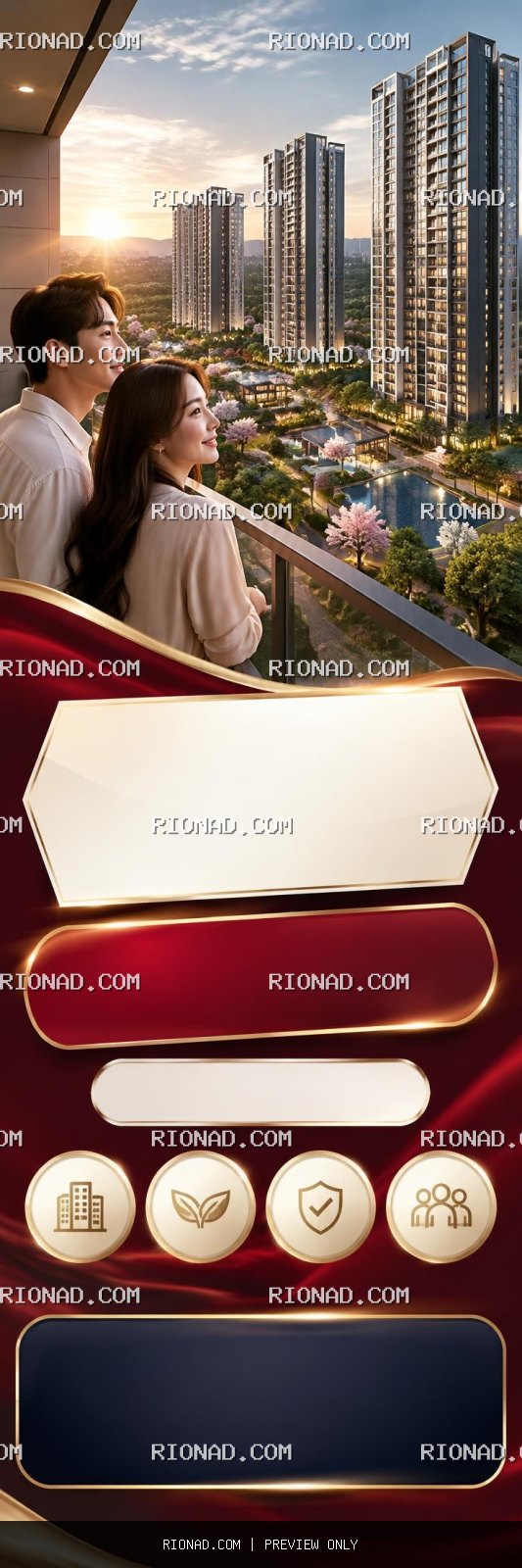 분양 가 700만원 AI 배너 배경