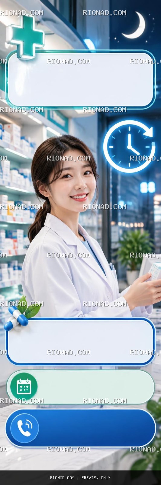 온누리약국 AI 배너 배경